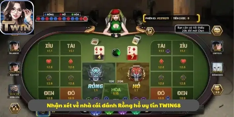 Nhận xét về Cổng Game đánh Rồng hổ uy tín TWIN68